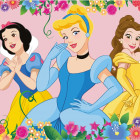 Puzzle - Dino - Prințese înflorite