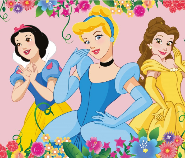 Puzzle - Dino - Prințese înflorite