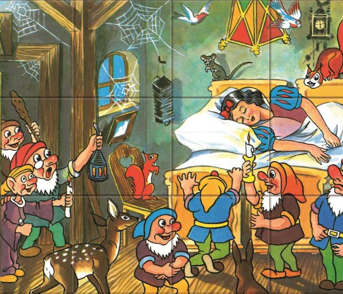 Puzzle - Dino - Albă ca Zăpada