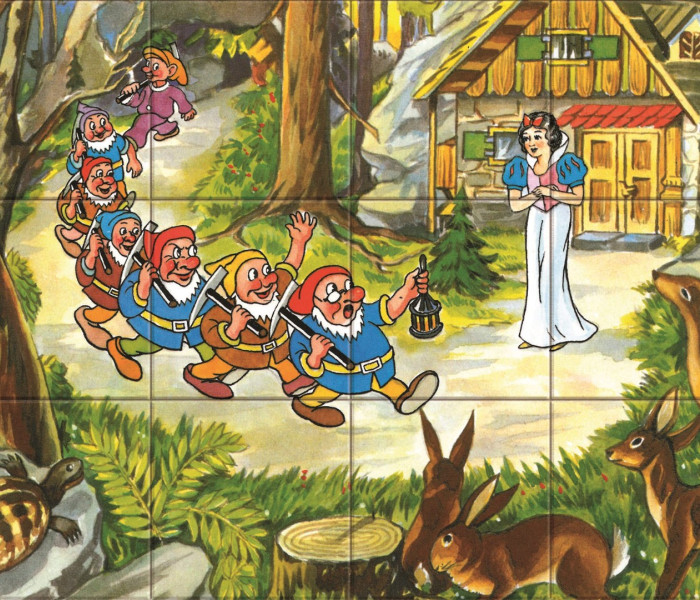 Puzzle - Dino - Albă ca Zăpada