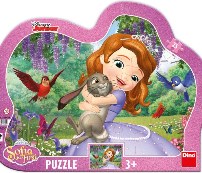 Puzzle - Dino - Sofia și animăluțele