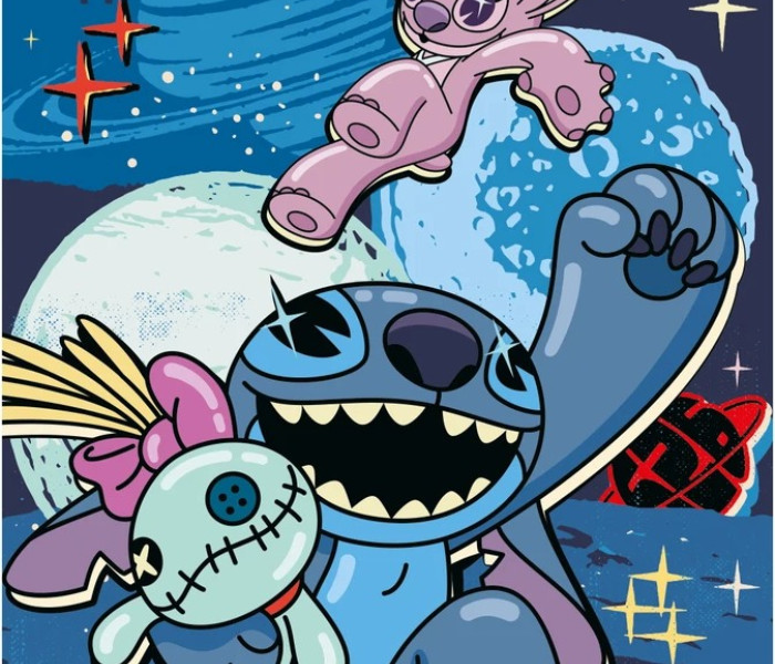 Puzzle - Dino - Stitch - Puzzle luminos