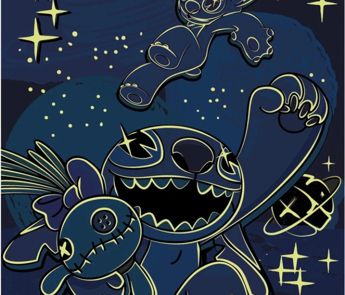 Puzzle - Dino - Stitch - Puzzle luminos