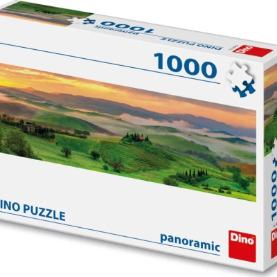 Západ slnka - Panoramatické puzzle