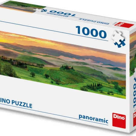 Západ slnka - Panoramatické puzzle