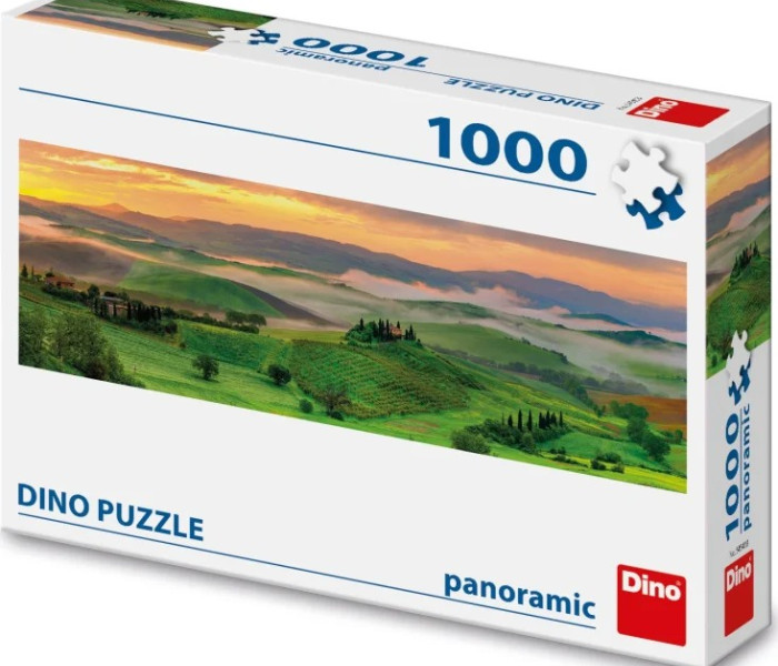 Puzzle - Dino - Západ slnka - Panoramatické puzzle