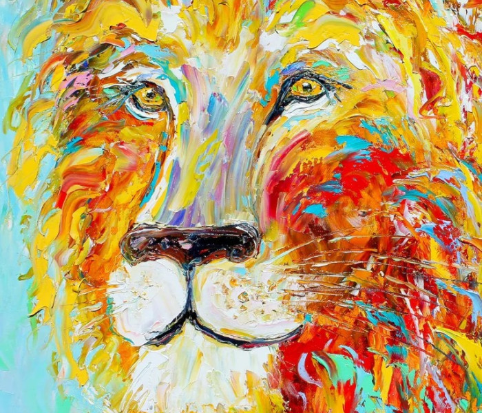 Puzzle - Enjoy - Leu colorat