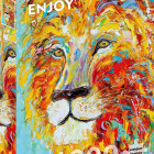 Puzzle - Enjoy - Leu colorat