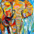 Puzzle - Enjoy - Elefant colorat