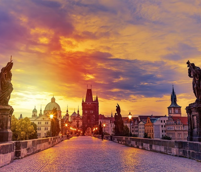 Puzzle - Enjoy - Podul Carol la apus, Praga