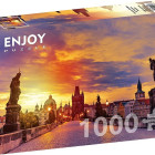 Puzzle - Enjoy - Podul Carol la apus, Praga