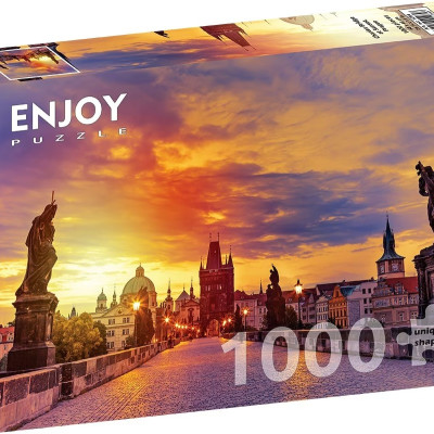 Podul Carol la apus, Praga