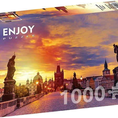 Podul Carol la apus, Praga