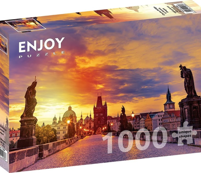 Puzzle - Enjoy - Podul Carol la apus, Praga