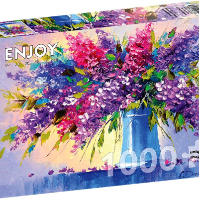 Buchet de liliac în vază