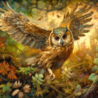 Puzzle - Enjoy - Bufniță înțeleaptă