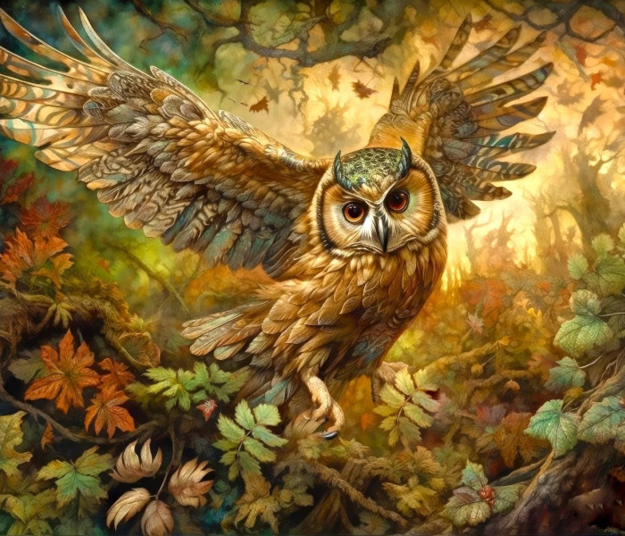 Puzzle - Enjoy - Bufniță înțeleaptă