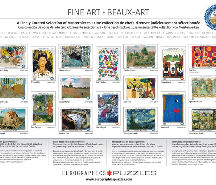 Puzzle - Eurographics - Autoportretele lui Van Gogh