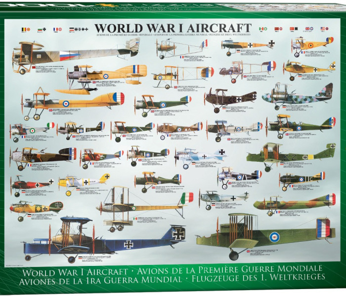 Puzzle - Eurographics - Avioane din Primul Război Mondial