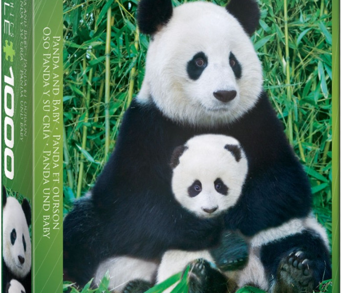 Puzzle - Eurographics - Ursul panda și puiul