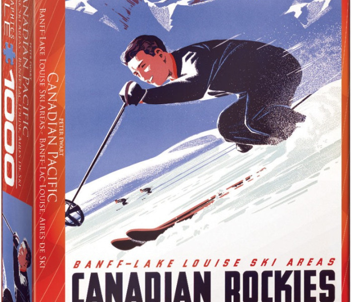 Puzzle - Eurographics - Stațiunea de schi Banff și Lake Louise