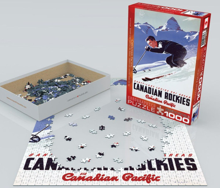 Puzzle - Eurographics - Stațiunea de schi Banff și Lake Louise