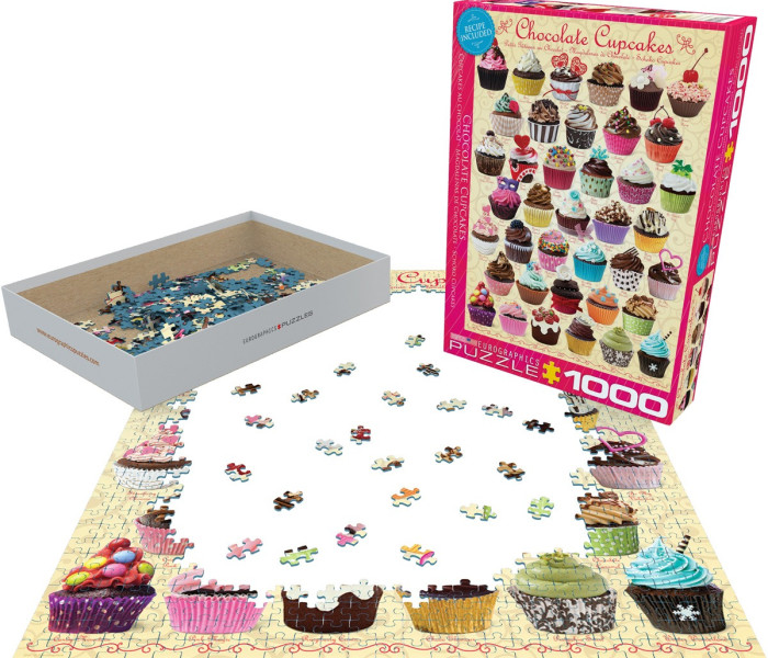 Puzzle - Eurographics - Cupcake cu ciocolată