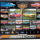Puzzle - Eurographics - Mașini americane din anii  60