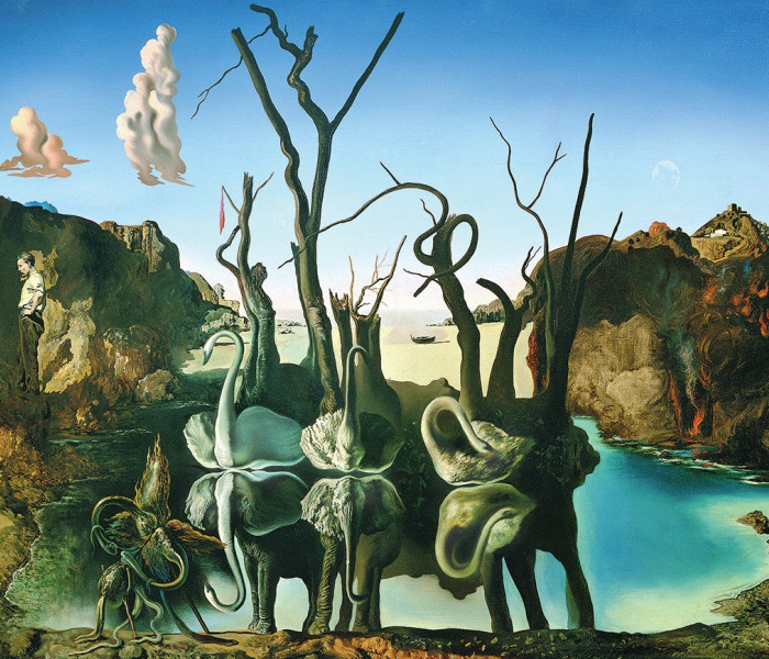 Puzzle - Eurographics - Salvador Dalí - Lebede reflectând elefanți
