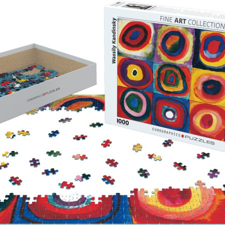 Kandinsky - Studiu de pătrate colorate