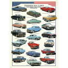 Puzzle - Eurographics - Mașini americane din anii  50