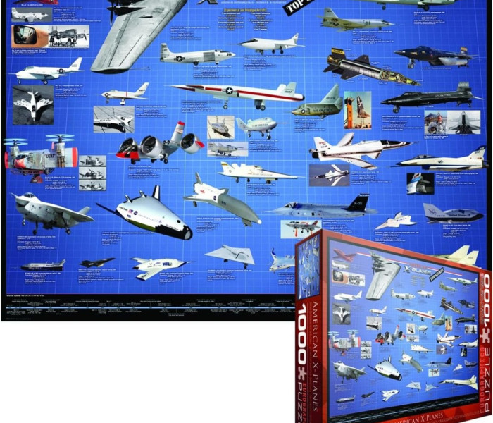 Puzzle - Eurographics - Avioane X americane (X-Planes)