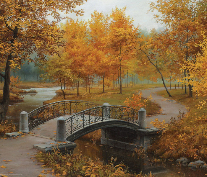 Puzzle - Eurographics - Toamnă în vechiul parc