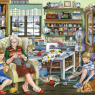 Puzzle - Falcon - Camera de cusut a bunicii