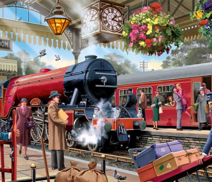 Puzzle - Falcon - Așteptare pe peron