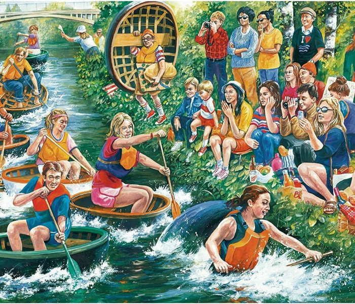 Puzzle - Falcon - Curse în apă