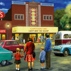 Puzzle - Falcon - Vizită la cinema