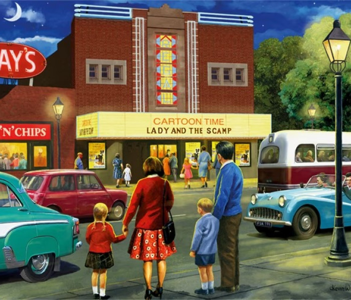 Puzzle - Falcon - Vizită la cinema