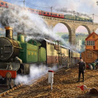 Puzzle - Falcon - Transport poștal pe calea ferată