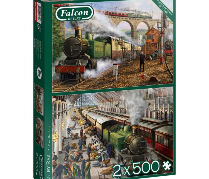 Puzzle - Falcon - Transport poștal pe calea ferată