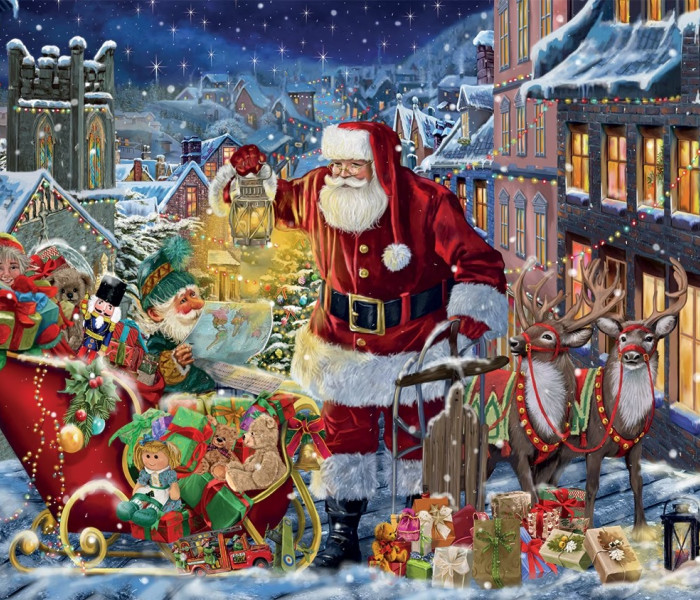 Puzzle - Falcon - Ajun de Crăciun