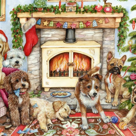 Cățeluși de Crăciun