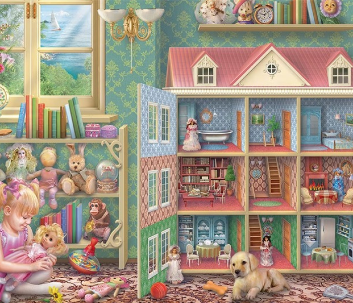 Puzzle - Falcon - Amintire despre casa de păpuși