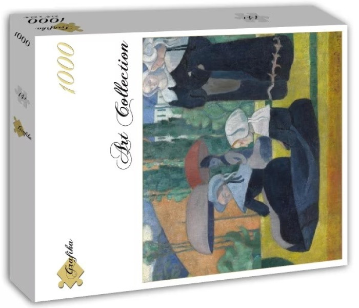 Puzzle - Grafika - Bretoni cu umbrele