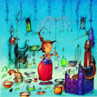 Puzzle - Grafika - Vrăjitoare