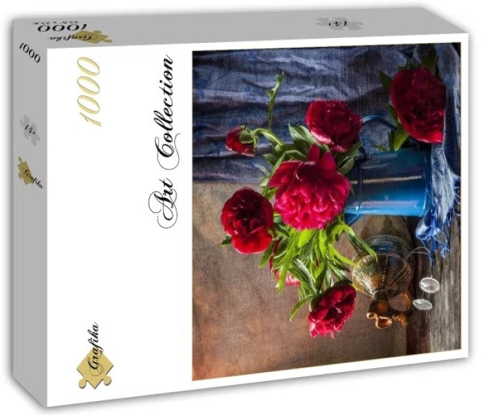 Puzzle - Grafika - Pivonii roșii