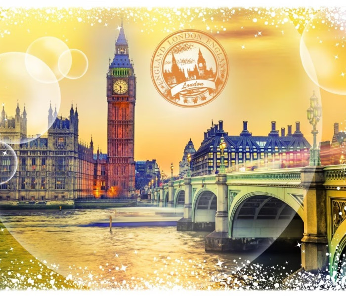 Puzzle - Grafika - Călătorie în jurul lumii - Marea Britanie