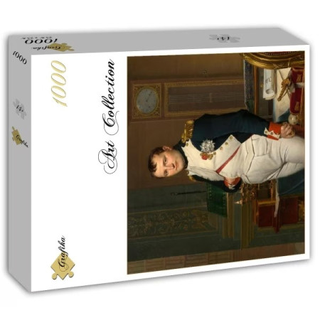 Împăratul Napoleon în biroul său din Tuileries