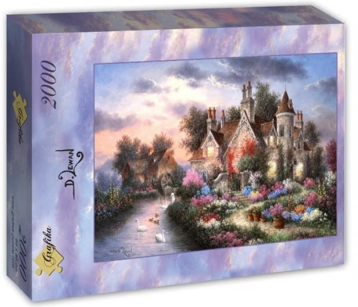 Puzzle - Grafika - Casa de la pârâu