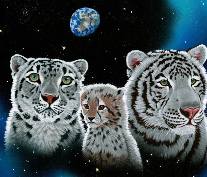 Puzzle - Grafika - Familie blândă